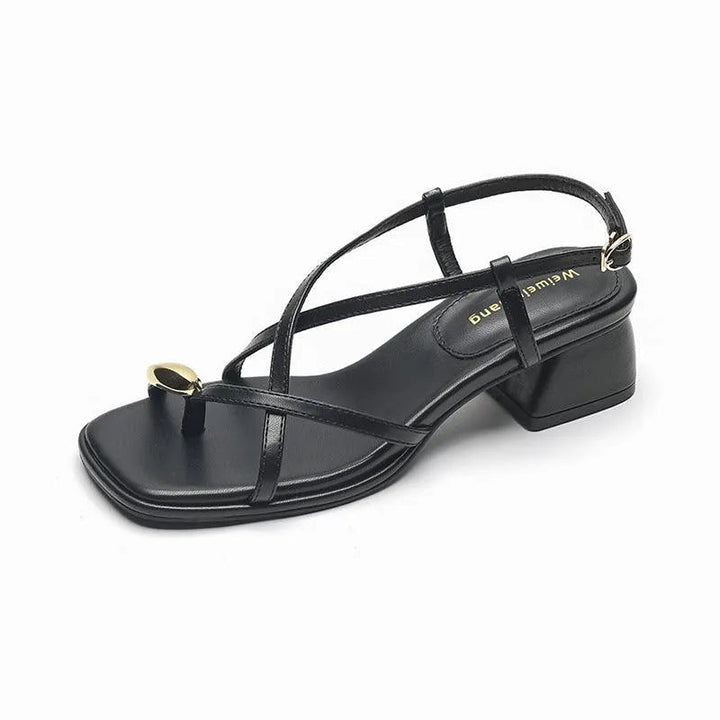 Levoire | Sandales Flip-Flop Roomalaiset Noir