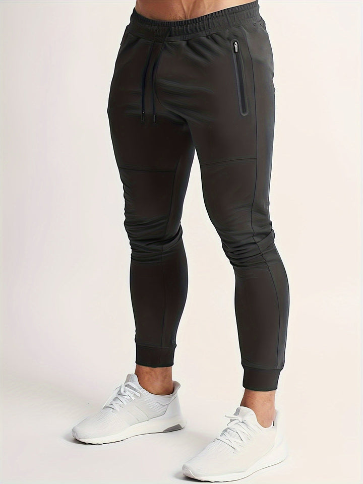 Levoire | Slim Fit Pantalons De Course Pour Hommes gris