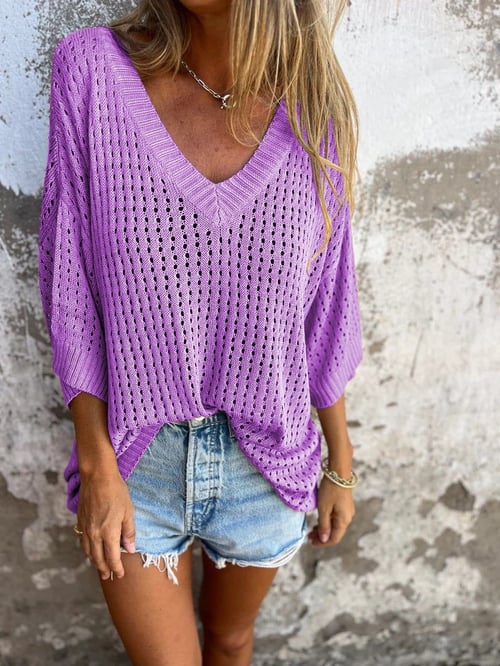 Levoire | Chemise Décontractée Élégante Lila