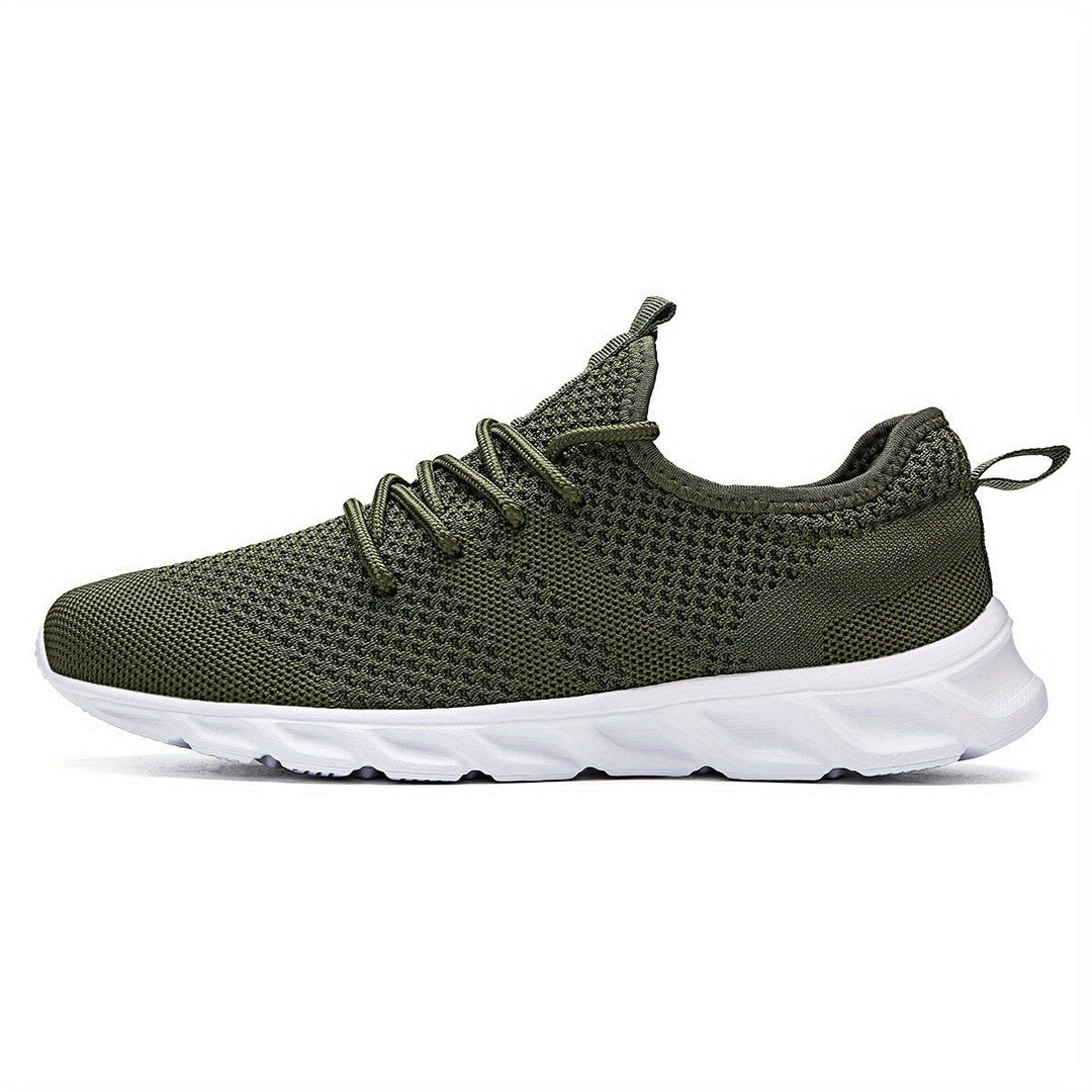 Levoire | Légers, Respirants Chaussures De Course Pour Hommes Avec Antidérapant Olive vert 1 EU43.5