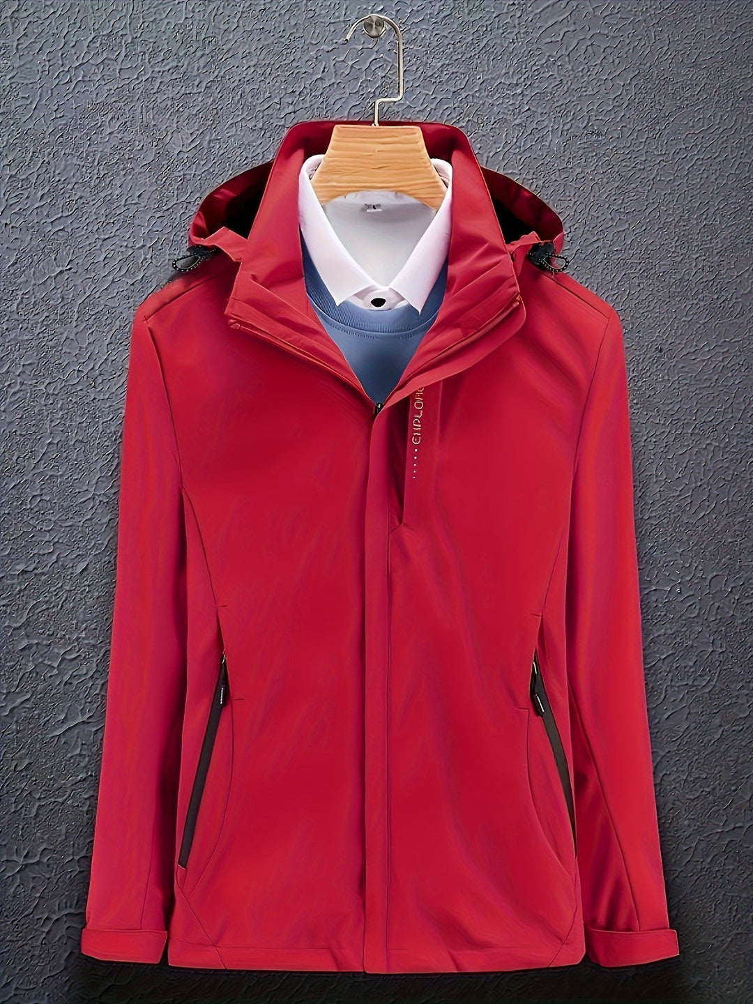 Levoire | Coupe-Vent Et Résistant À L'Eau Softshell Veste D'Extérieur Rot
