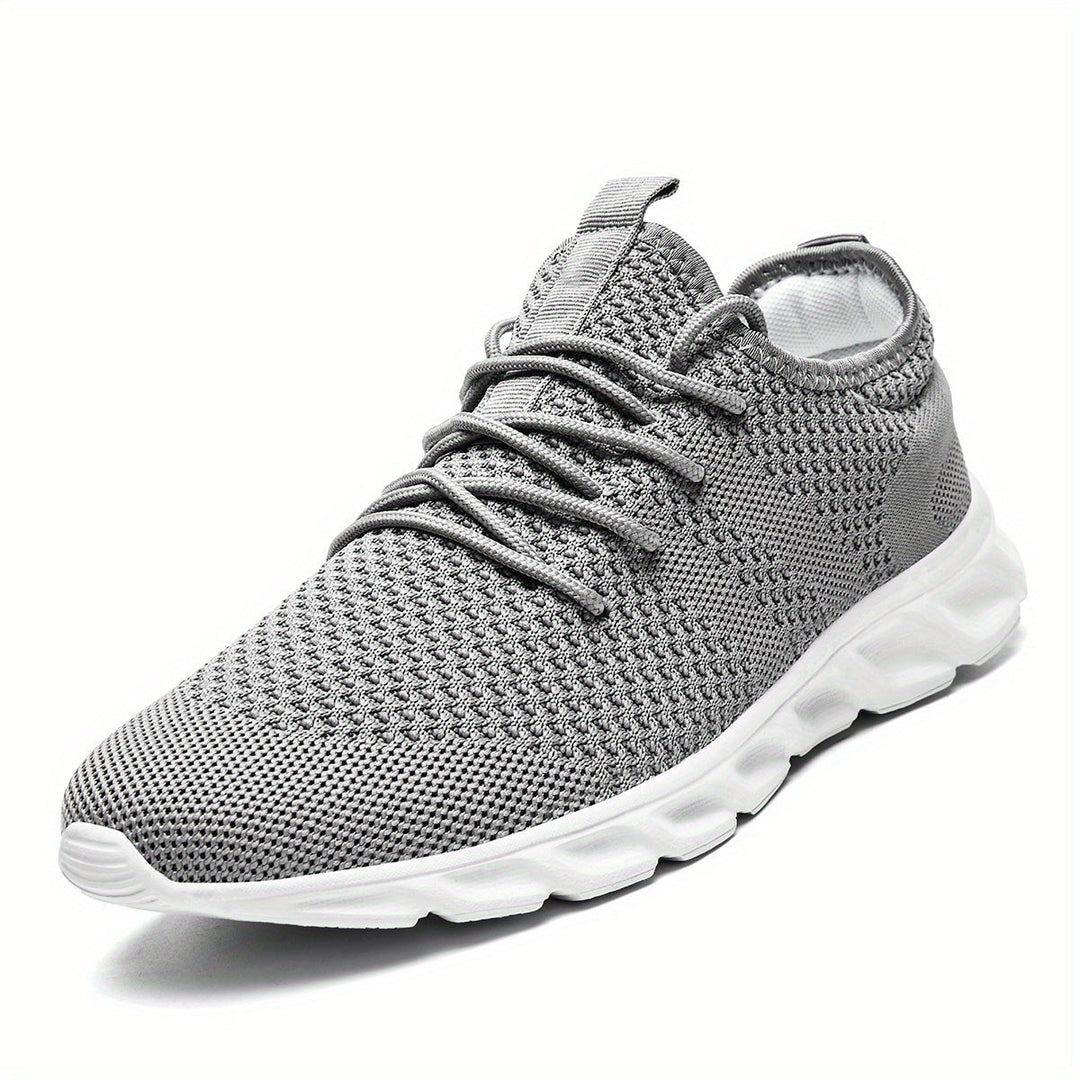 Levoire | Légères Et Respirantes Chaussures De Course Antidérapantes Pour Hommes Gris clair 45