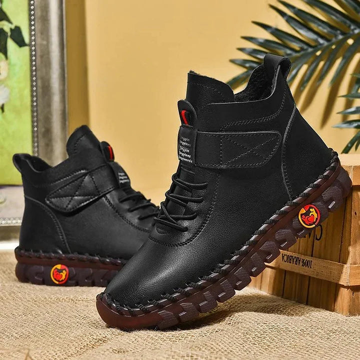 Levoire | Bottes Lisses Confortables Avec Tige En Fourrure Et Semelle Lisse
