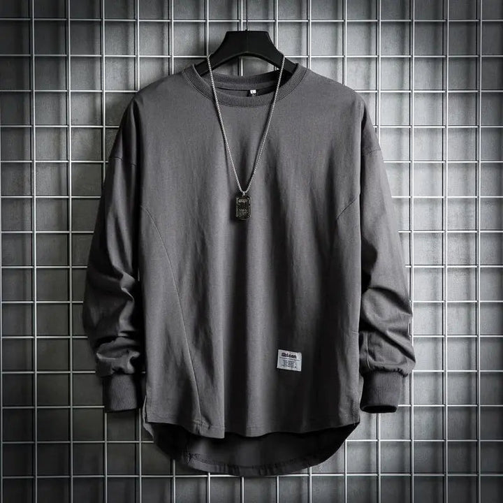 Levoire | Heritage-Jersey Avec Ourlet Arrondi Gris