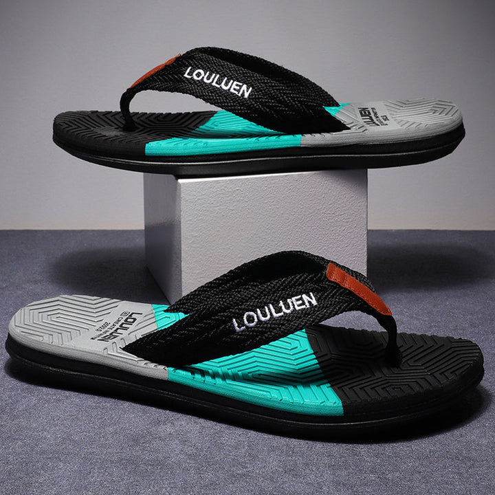 Levoire | Chaussons Colorés à Séchage Rapide avec Style Vibrant pour Intérieur et Extérieur Noir