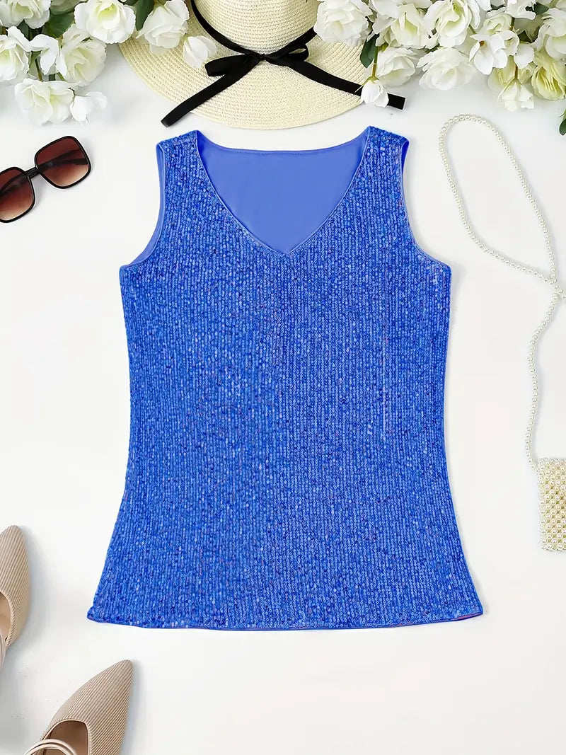 Levoire | Haut De Maillot Sans Manches Avec Des Paillettes