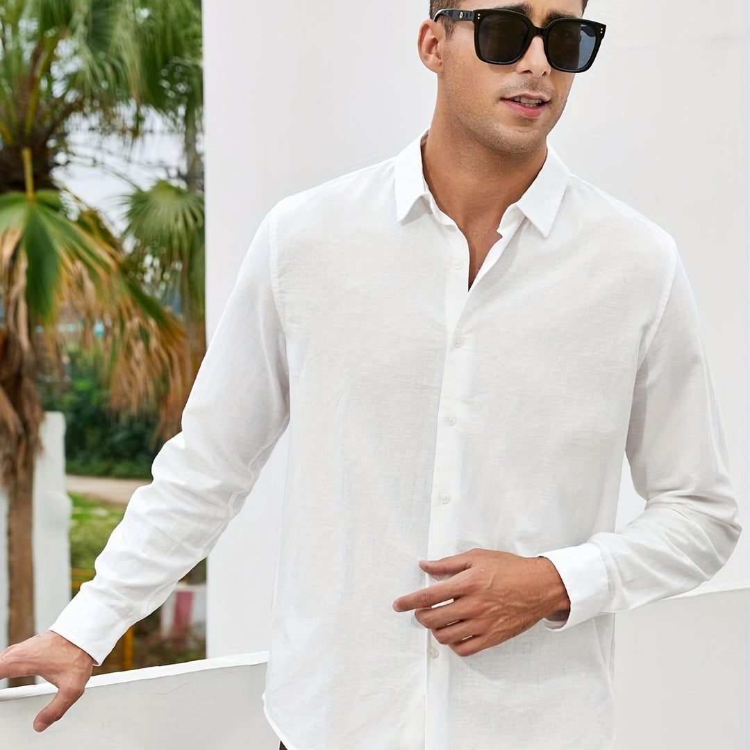 Levoire | Chemise Décontractée À Manches Longues Pour Styles Décontractés