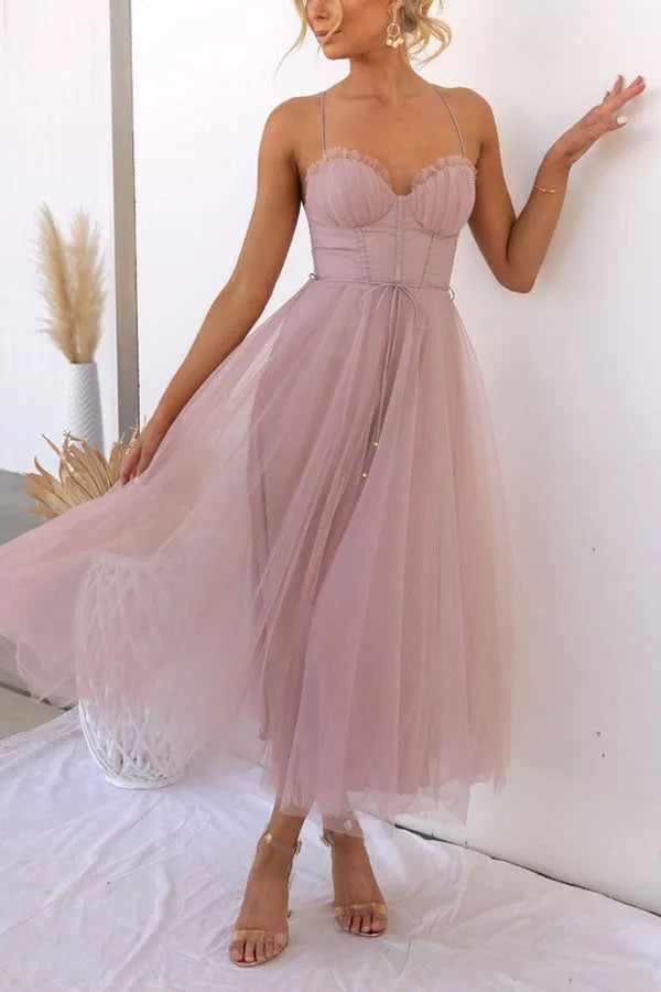 Levoire | Robe Maxi Stylée Pour Femmes Aurora Rosa