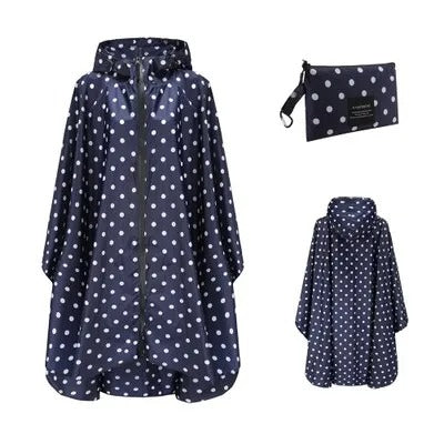 Levoire | Poncho Pour La Randonnée En Plein Air Bleu foncé Une taille