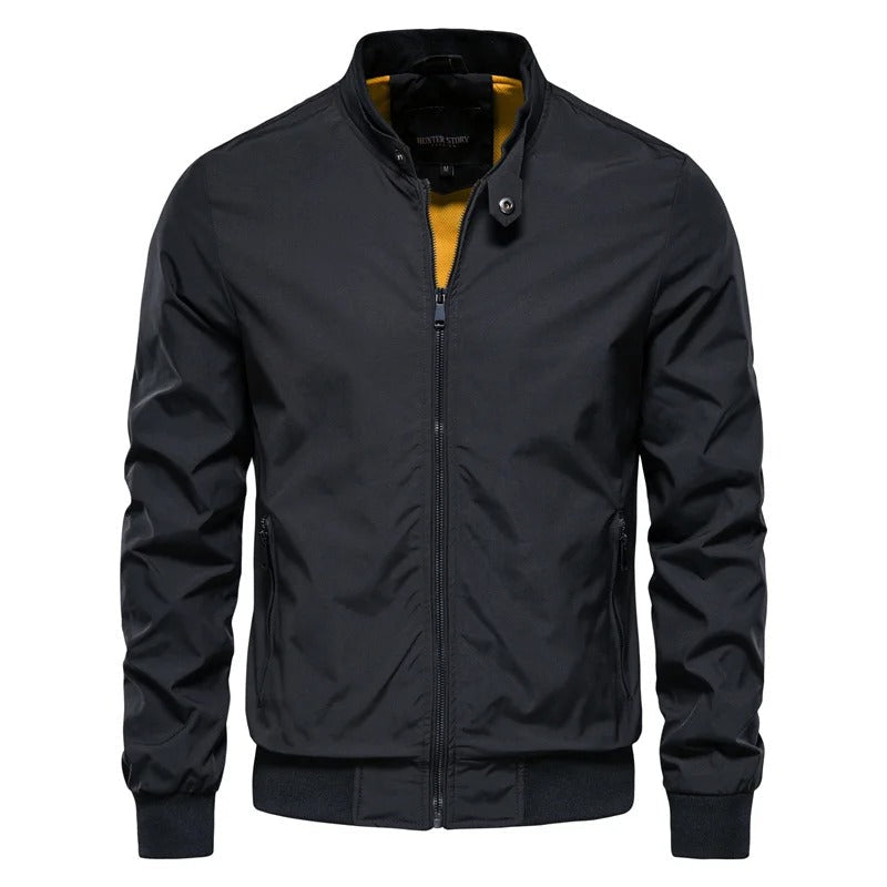 Levoire | Slim Fit Noir Veste D'Été Pour Hommes noir