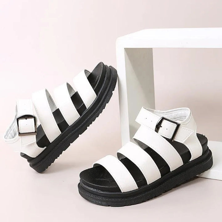 Levoire | Sandales avec boucle et talon à bout ouvert