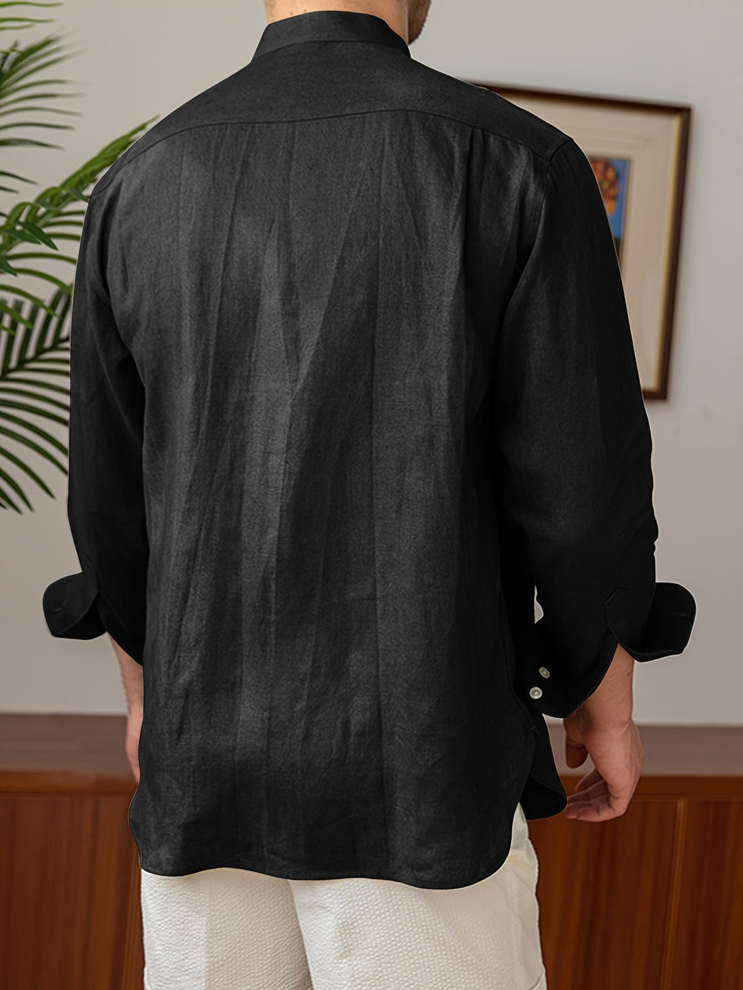 Levoire | Chemise En Lin Non Mélangée À Manches Longues