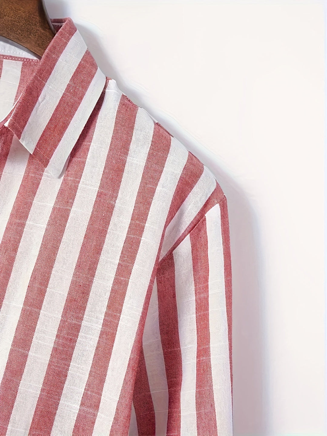 Levoire | Chemise En Coton Lin Rayée Pour Hommes