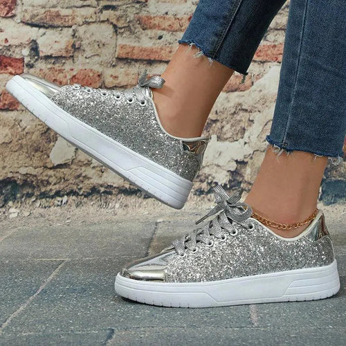 Levoire | Baskets scintillantes avec des paillettes