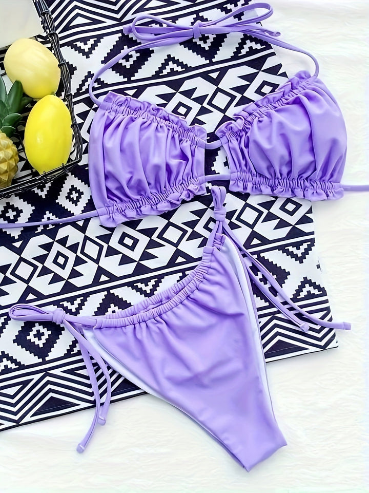 Levoire | Bikini À Fronces Ajustable Pour Femmes
