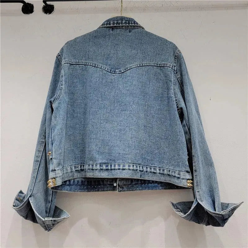 Levoire | Giaccha short en jean à pois