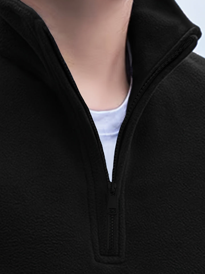 Levoire | Sweat À Capuche En Polaire Avec Demi-Zip