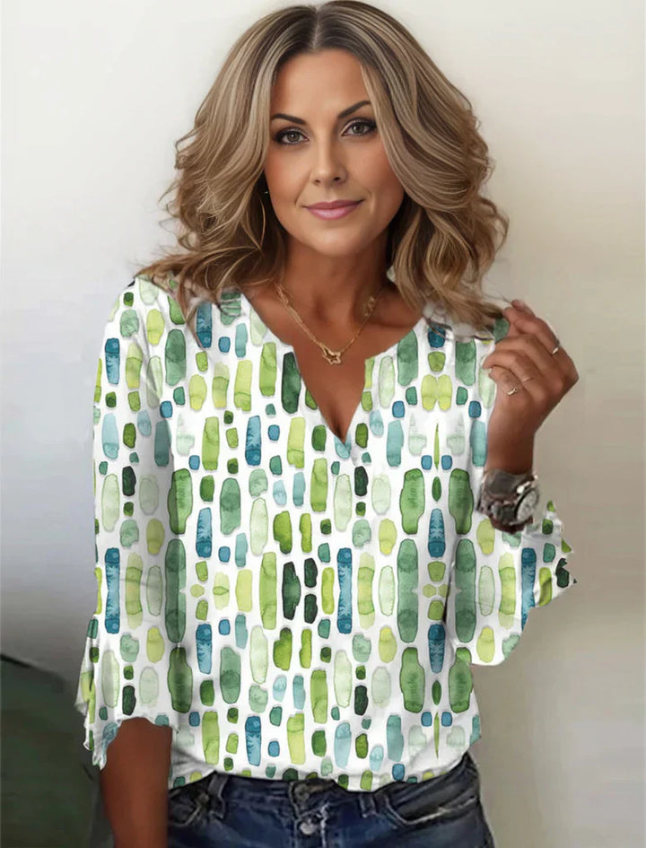 Levoire | Chemise Avec Impression Aquarelle Vive 2XL