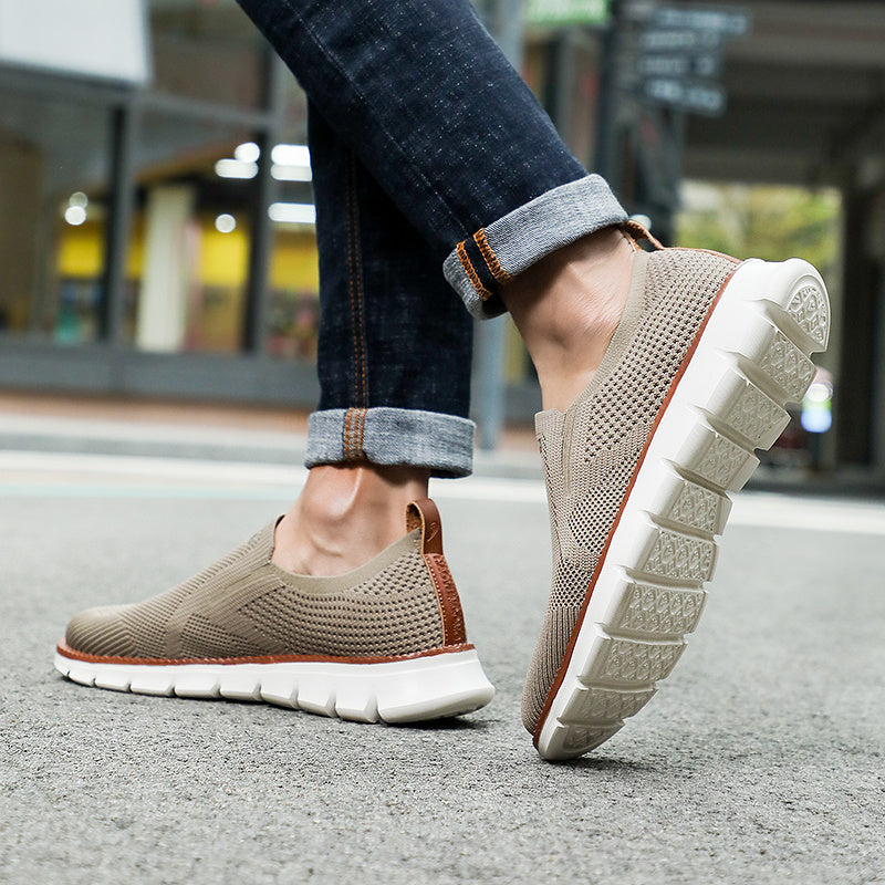 Levoire | Respirant Mesh Khaki Chaussures Pour Hommes