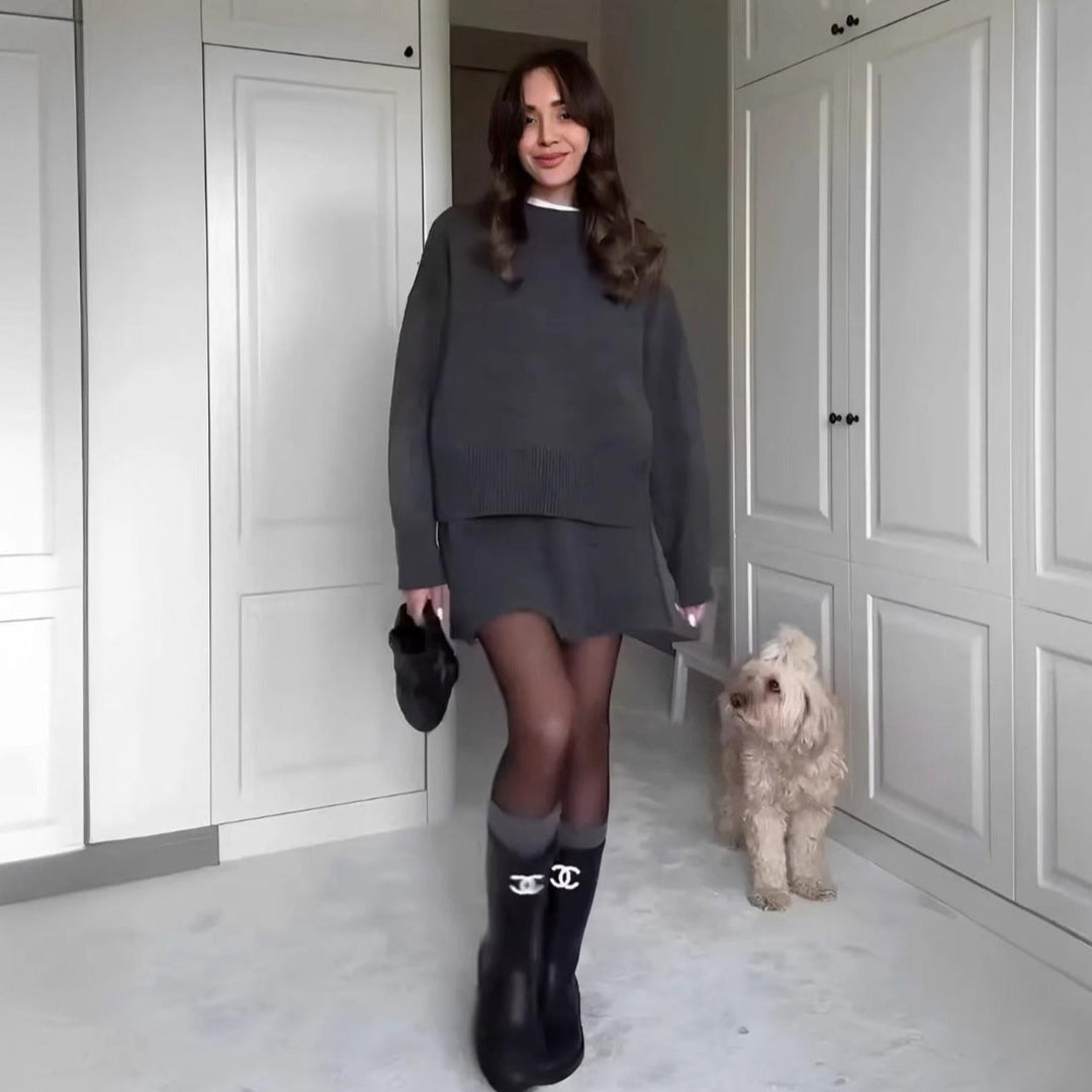 Levoire | Ensemble De Sweat-Pantalon Chic Gris