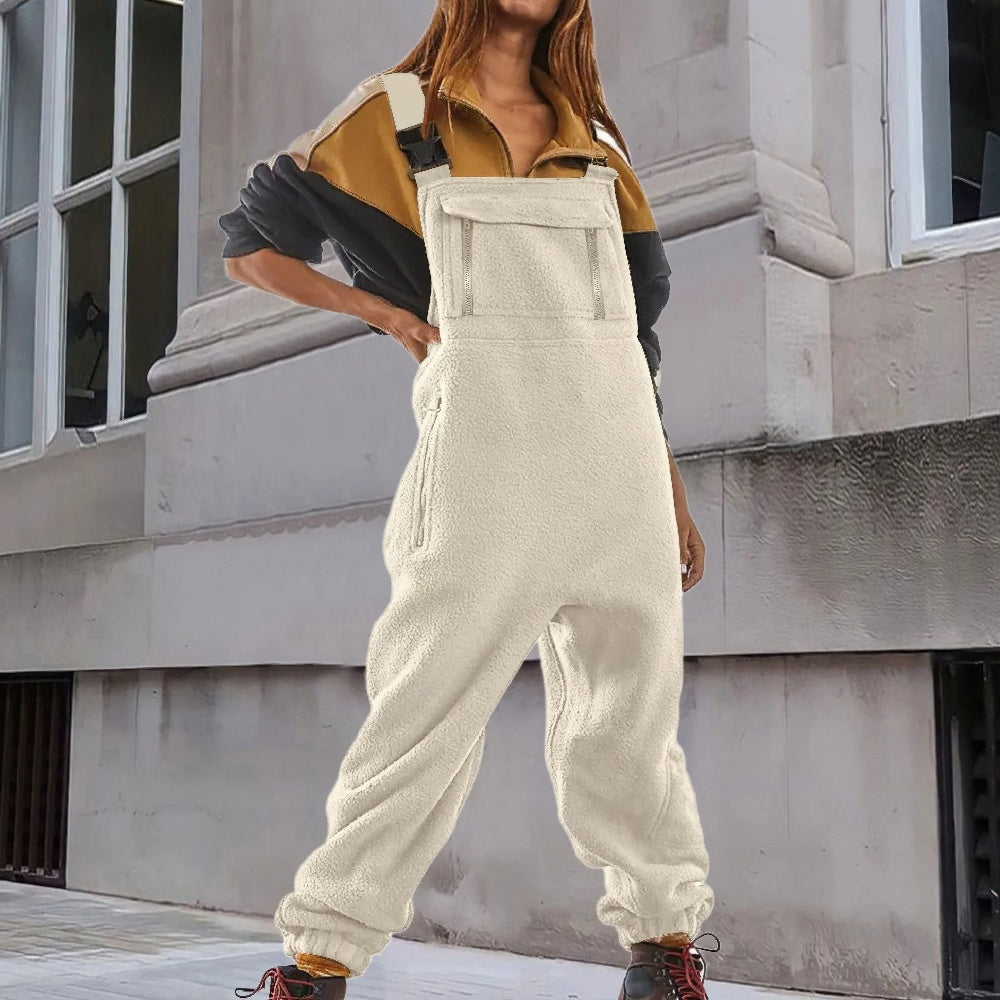 Levoire | Combinaison Ajustable En Polaire Blanc