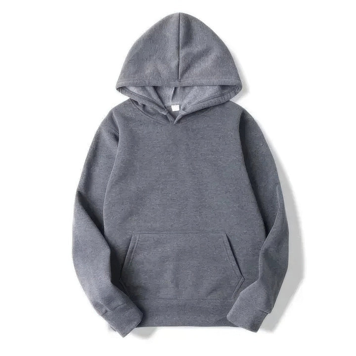 Levoire | Unisex Huppari Collegepaita, Jossa On Huppu Ja Mukava Neule Tumma harmaa