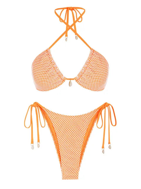 Levoire | Lina Bikini - Tendance & Éclatant Orange