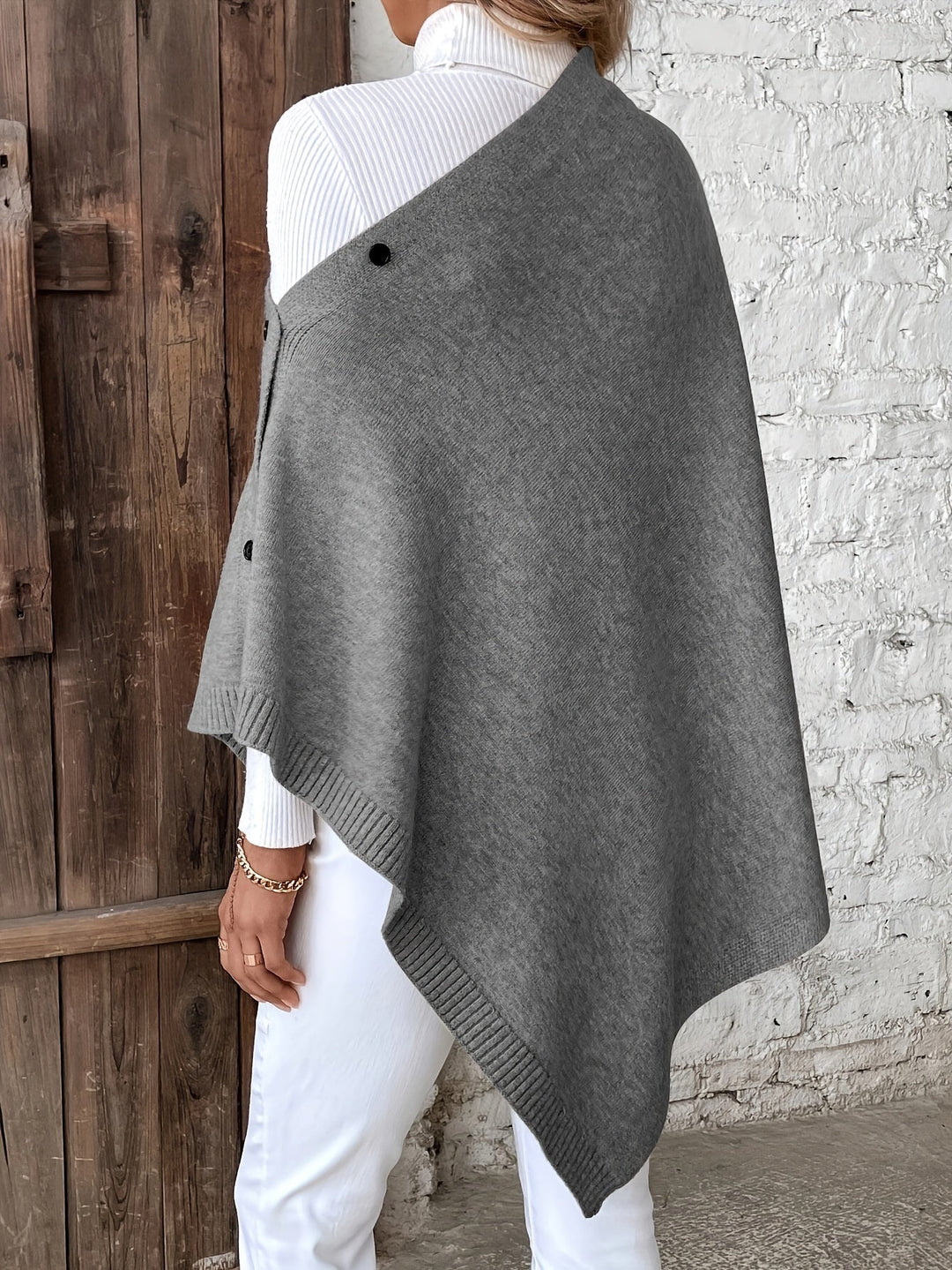 Levoire | Veste En Tricot Durable Avec Bouton À L'Avant