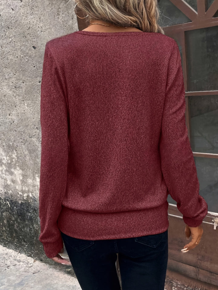 Levoire | Chemise À Motifs Avec Encolure Carrée Et Fente