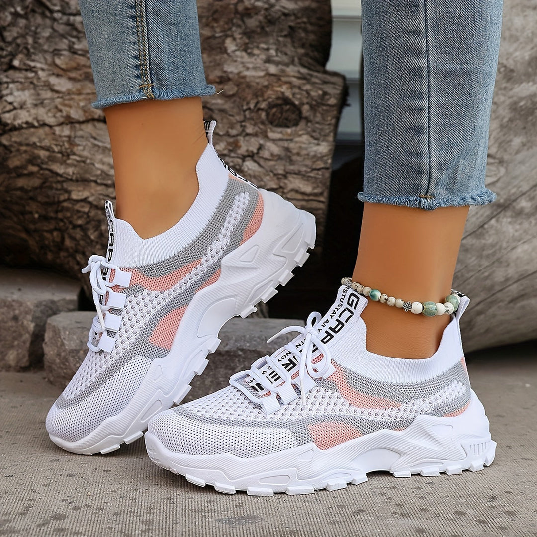 Levoire | Baskets Tricotés Colorblock
