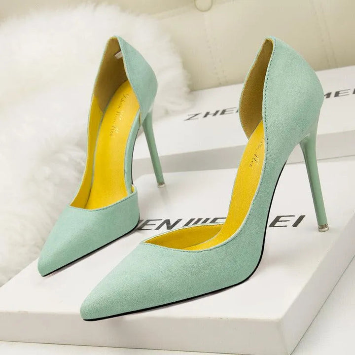 Levoire | Décolleté avec des chaussures à talons Vert