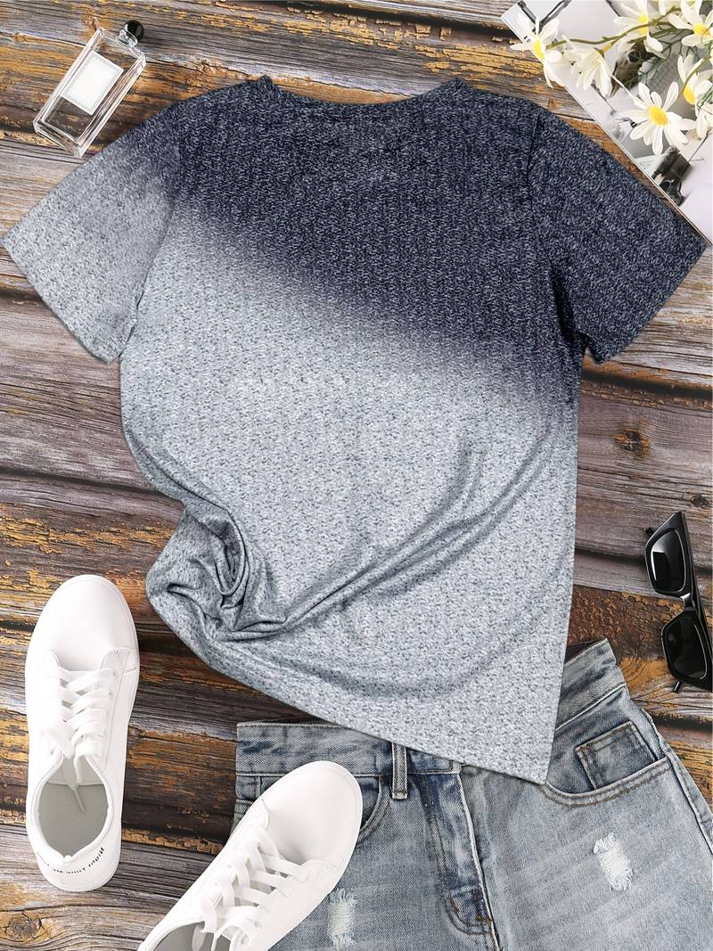 Levoire | T-Shirt Avec Impression De Cœur De Papillon Et Col Rond