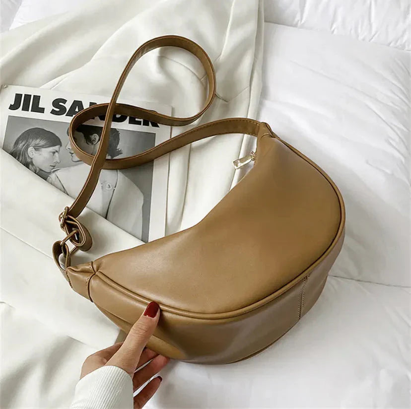 Levoire | Sac À Épaule Classique En Cuir Braun