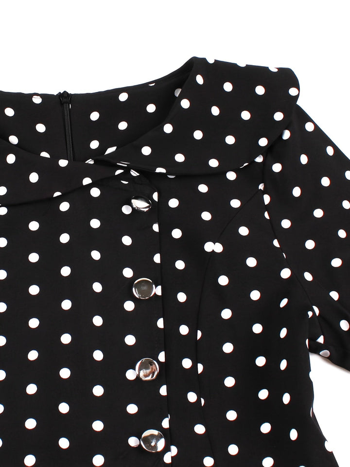 Levoire | Robe midi à pois pour femme
