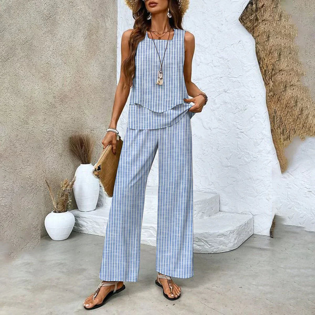 Levoire | Ensemble Top Sans Bretelles Et Pantalon Respirant