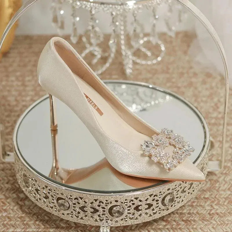 Levoire | Chaussures de mariage Stiletto avec strass