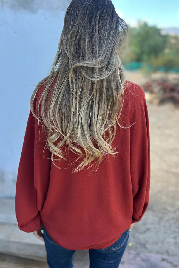 Levoire | Haut En Bouton Batwing À Coupe Décontractée