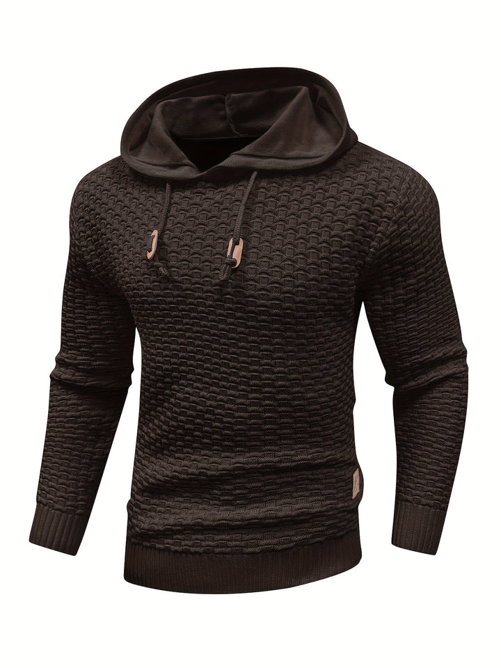 Levoire | Sweat À Capuche Tricoté Chaud Au Style Rétro