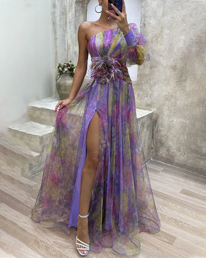 Levoire | Robe Festive Asymétrique Élégante