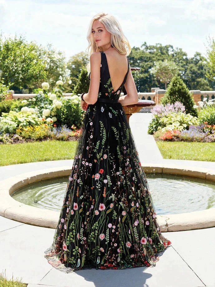 Levoire | Robe Avec Motif Floral Brodé
