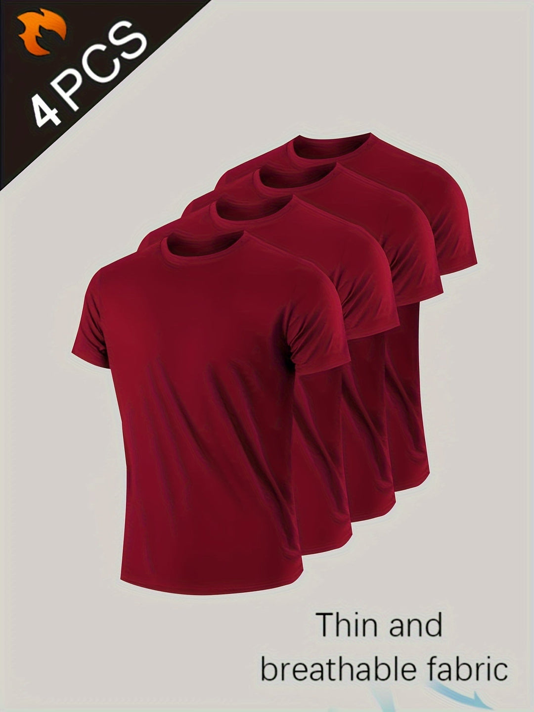 Levoire | T-Shirt Unicolore Pour Hommes À Manches Courtes