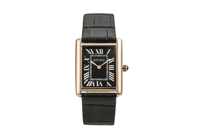 Levoire | Montre Quarz Noir avec ceinture noire