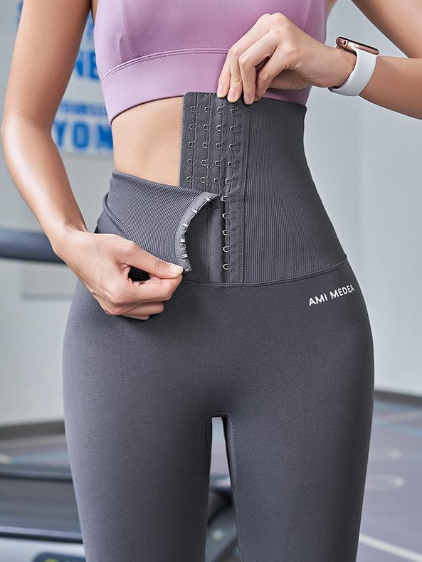Levoire | Yoga Leggings Ristillä Pierre à fendre grise
