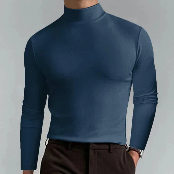 Levoire | Chemise Classique À Col Montant Slim Fit Merensininen