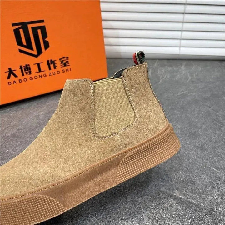 Levoire | Bottes Chelsea Hommes en velours – Style élégant et décontracté