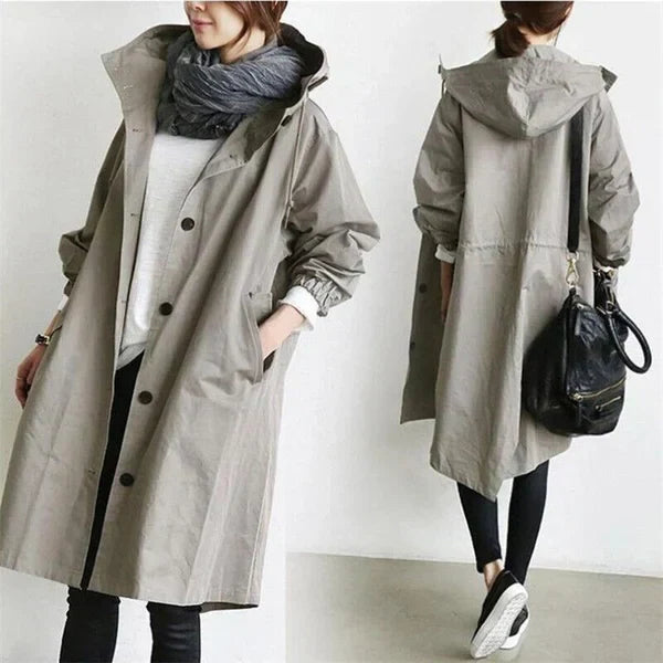 Levoire | Grande Taille Imperméable Gris clair