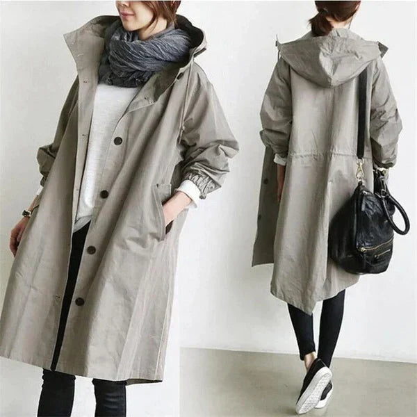 Levoire | Veste de pluie fine et élégante Gris clair