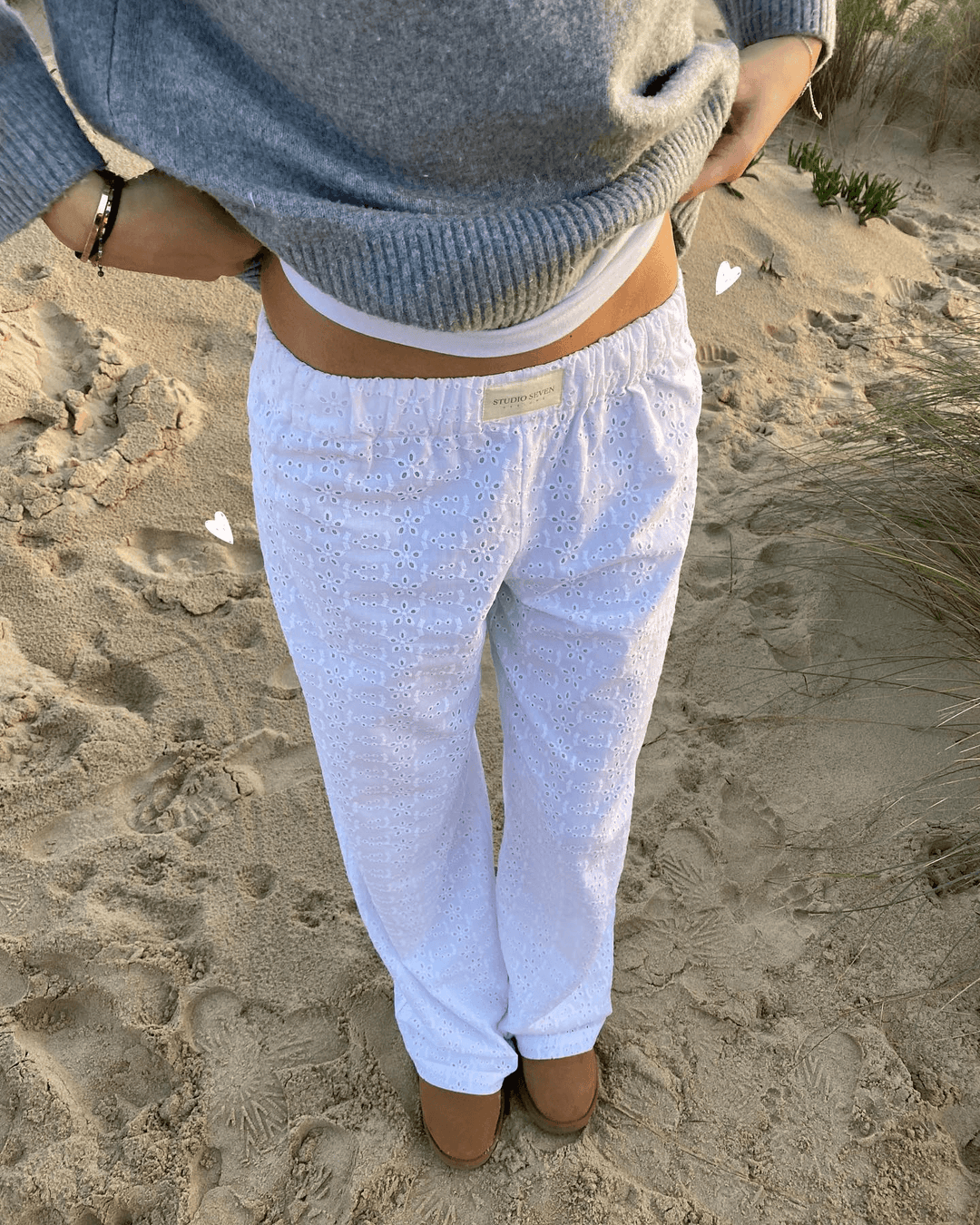 Levoire | Pantalons De Détente Confortables Pour Un Confort D'Utilisation Agréable Blanc