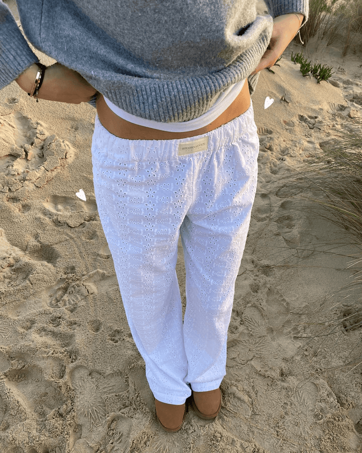 Levoire | Pantalons De Détente Confortables Pour Un Confort D'Utilisation Agréable Blanc