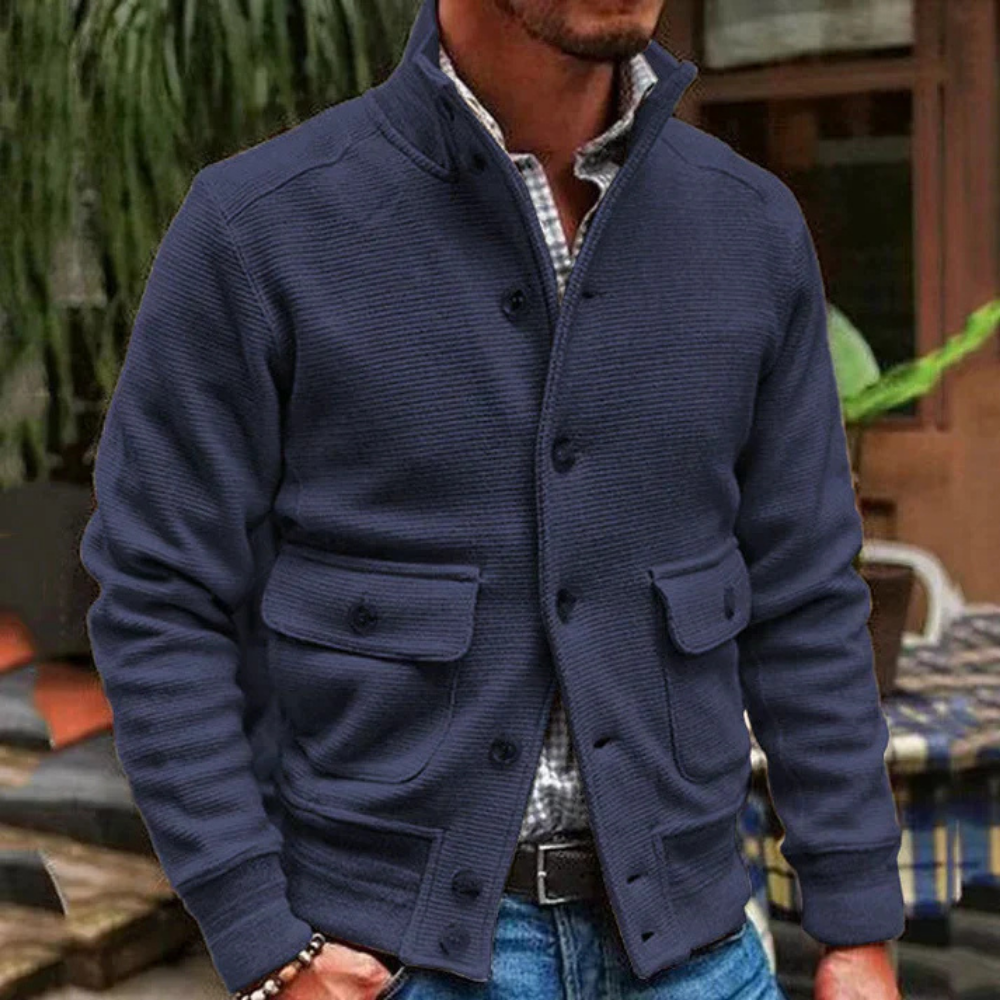 Levoire | Veste Pour Hommes Style Militaire Marine